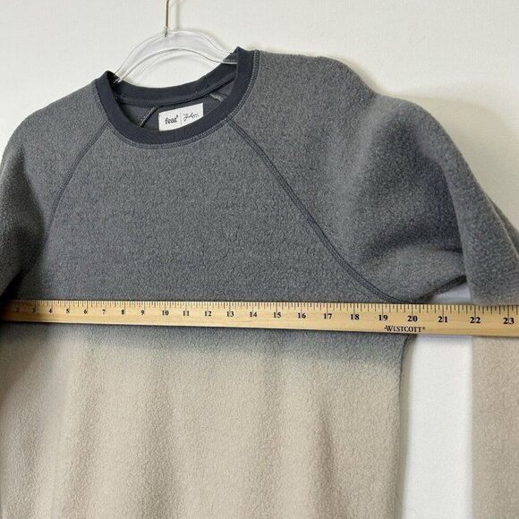 Feat Helen Owen Sweatshirt Womens Size Small Ombre Crew Neck - Picture 6 of 8